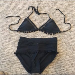 Black high waist bikini. Please read description!